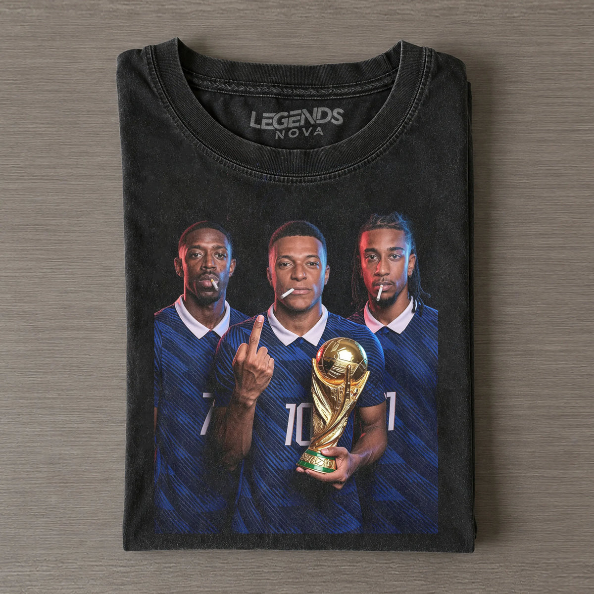 Ousmane Dembélé & Kylian Mbappé & Michael Olise France T-shirt