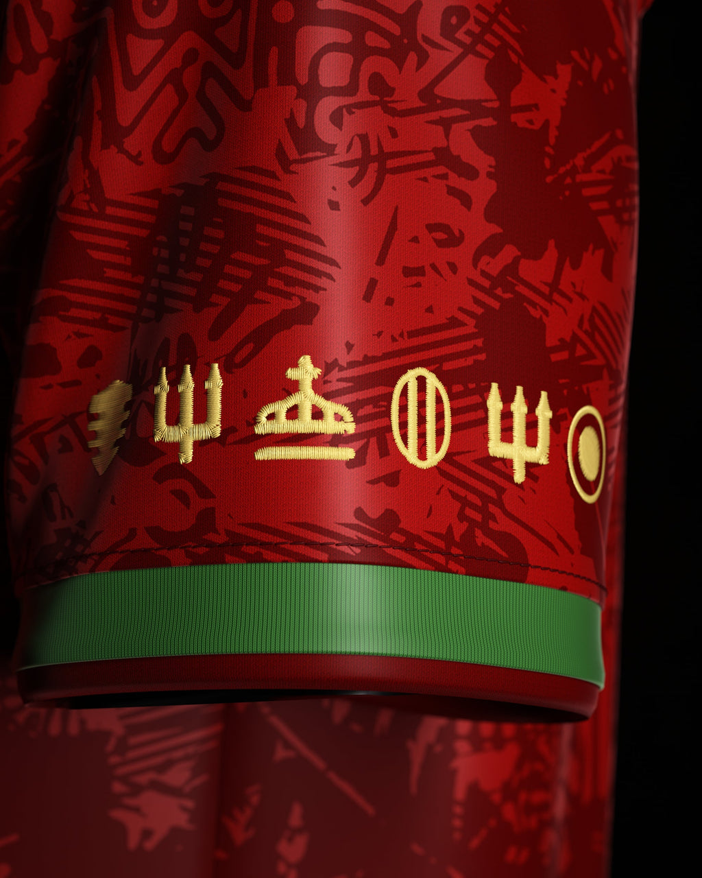 Cristiano Ronaldo Commemorative Jersey, Black and Red
