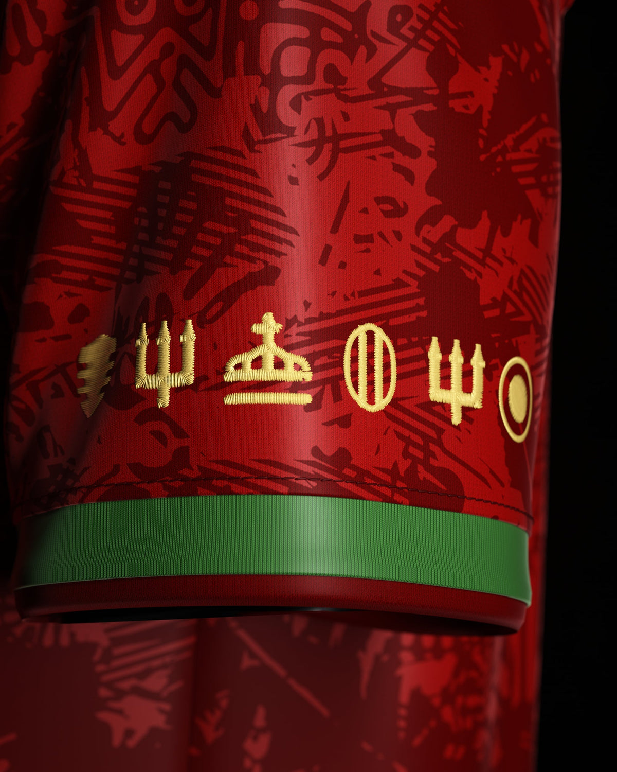Cristiano Ronaldo Commemorative Jersey, Black and Red