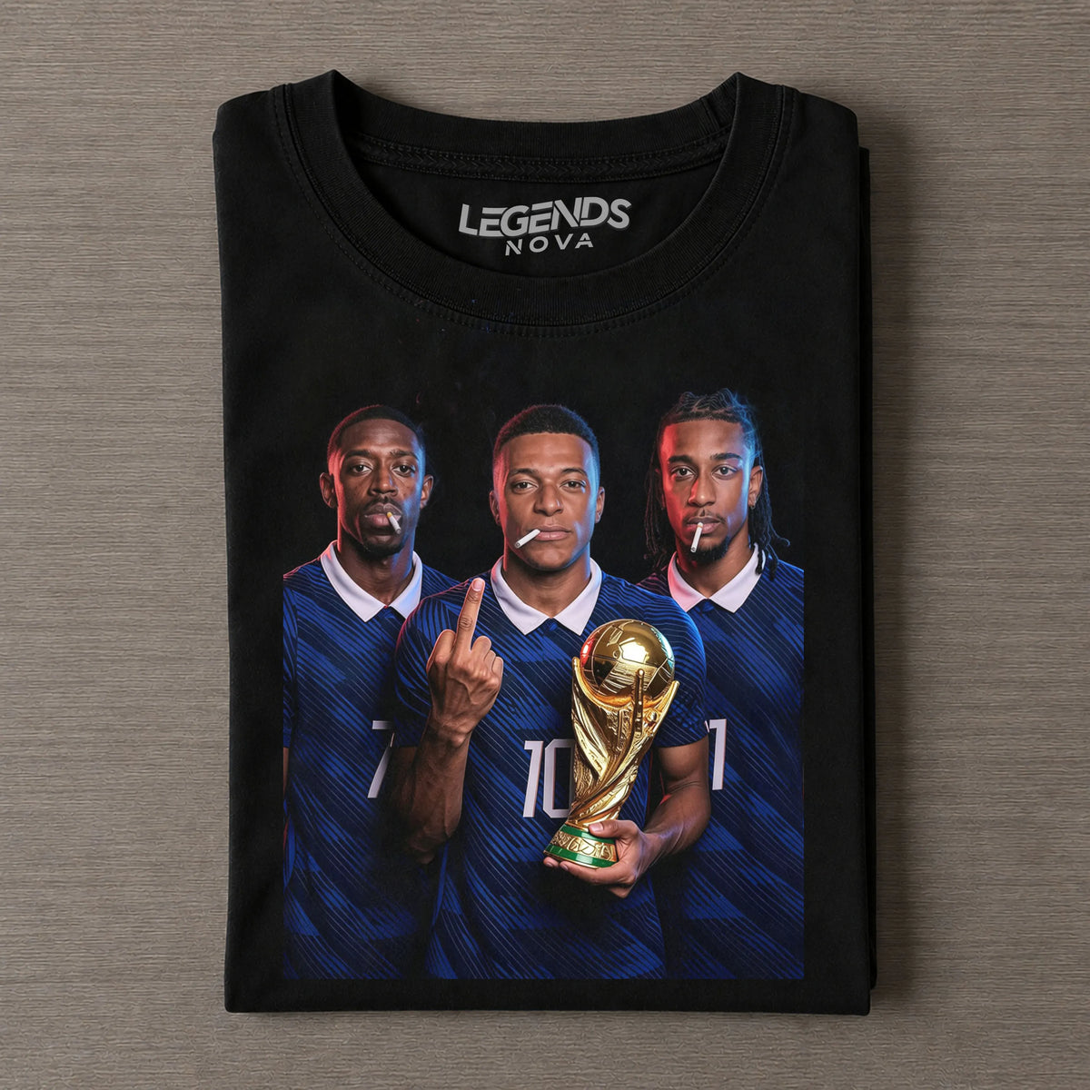 Ousmane Dembélé & Kylian Mbappé & Michael Olise France T-shirt