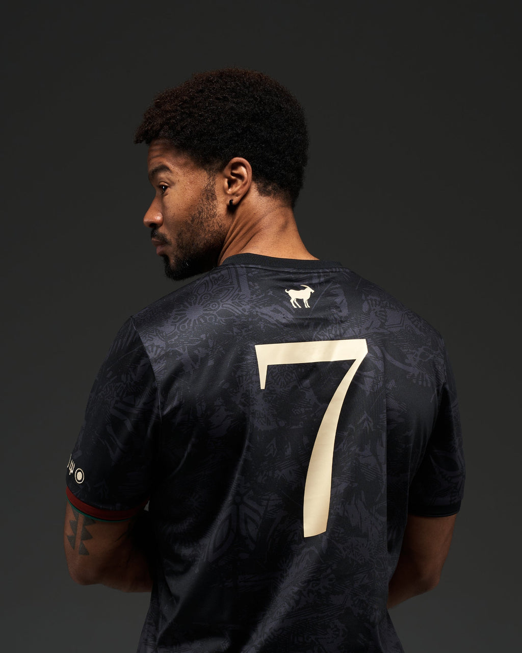 Cristiano Ronaldo Commemorative Jersey, Black and Red