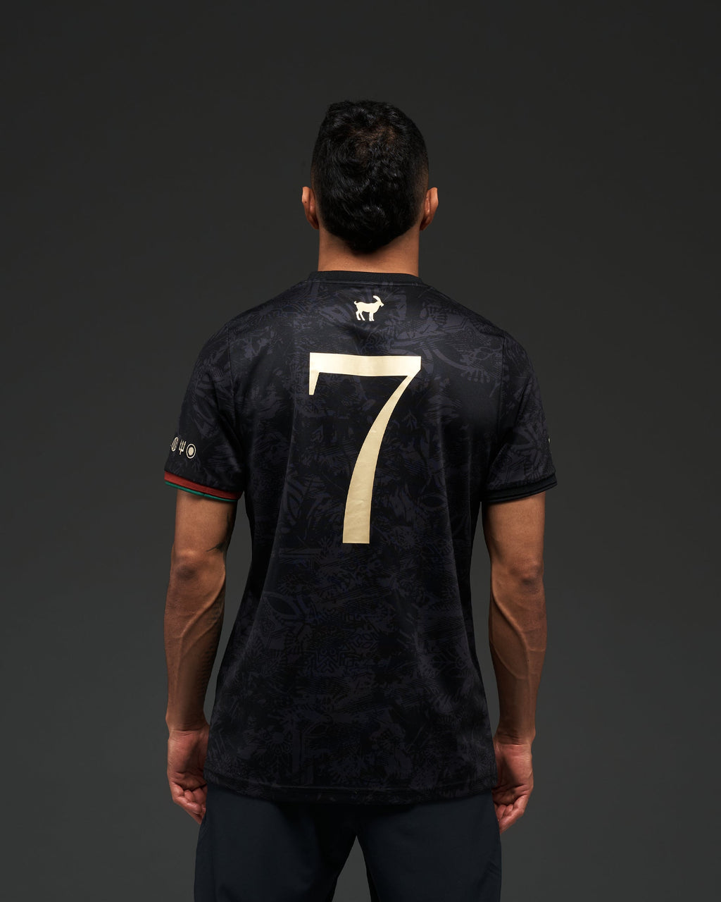 Cristiano Ronaldo Commemorative Jersey, Black and Red