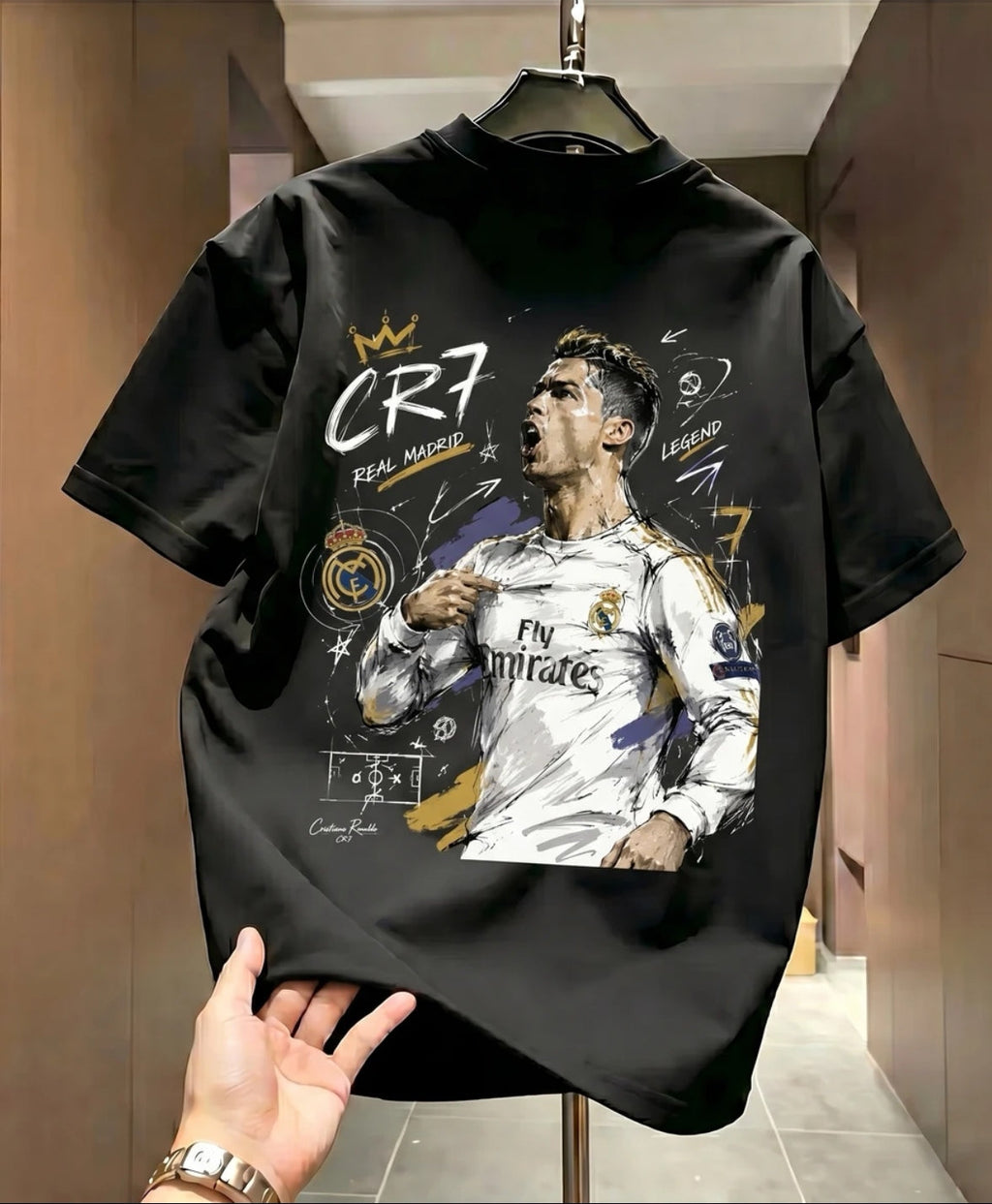 2026 New CR7 100% Cotton Breathable T-Shirt