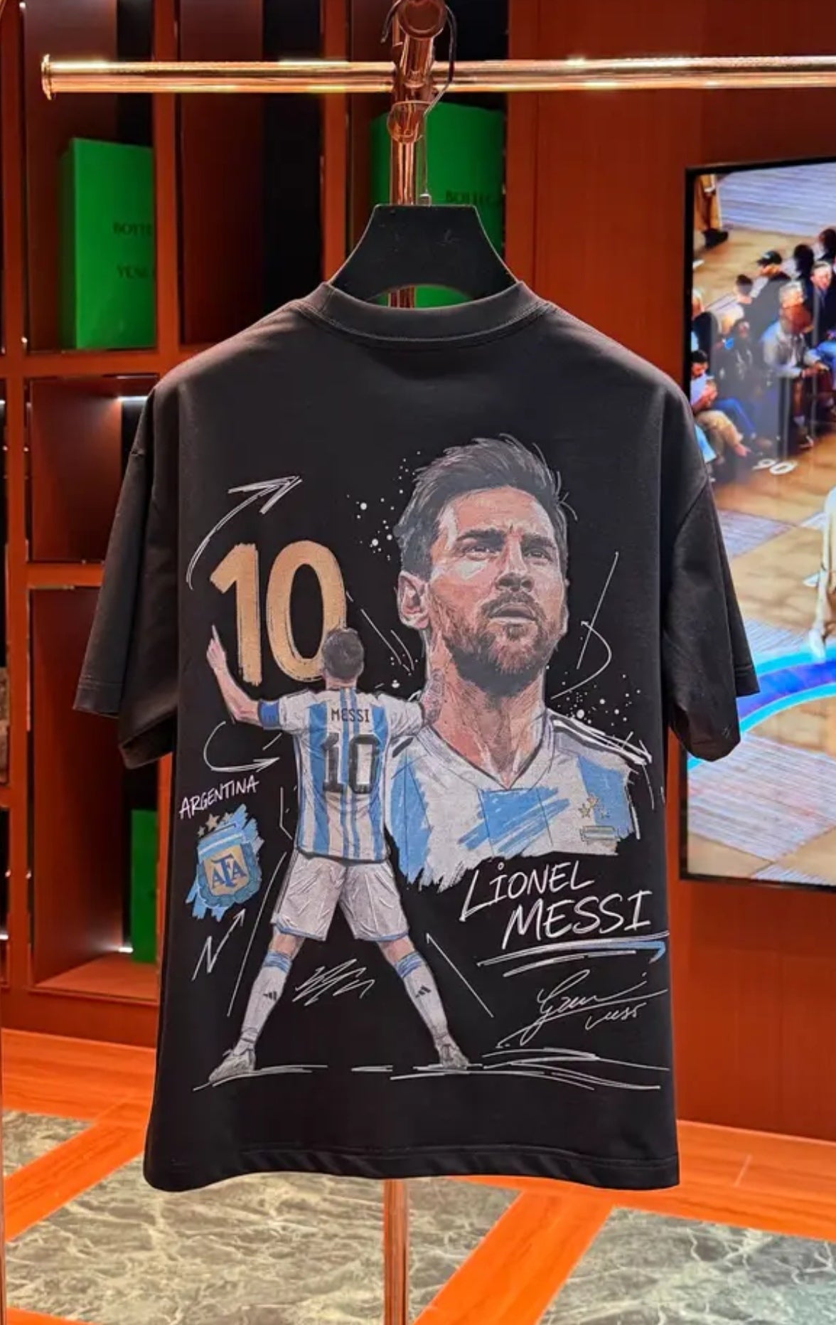 2026 New Arrival: 100% Cotton Unisex Messi Commemorative Edition T-Shirt