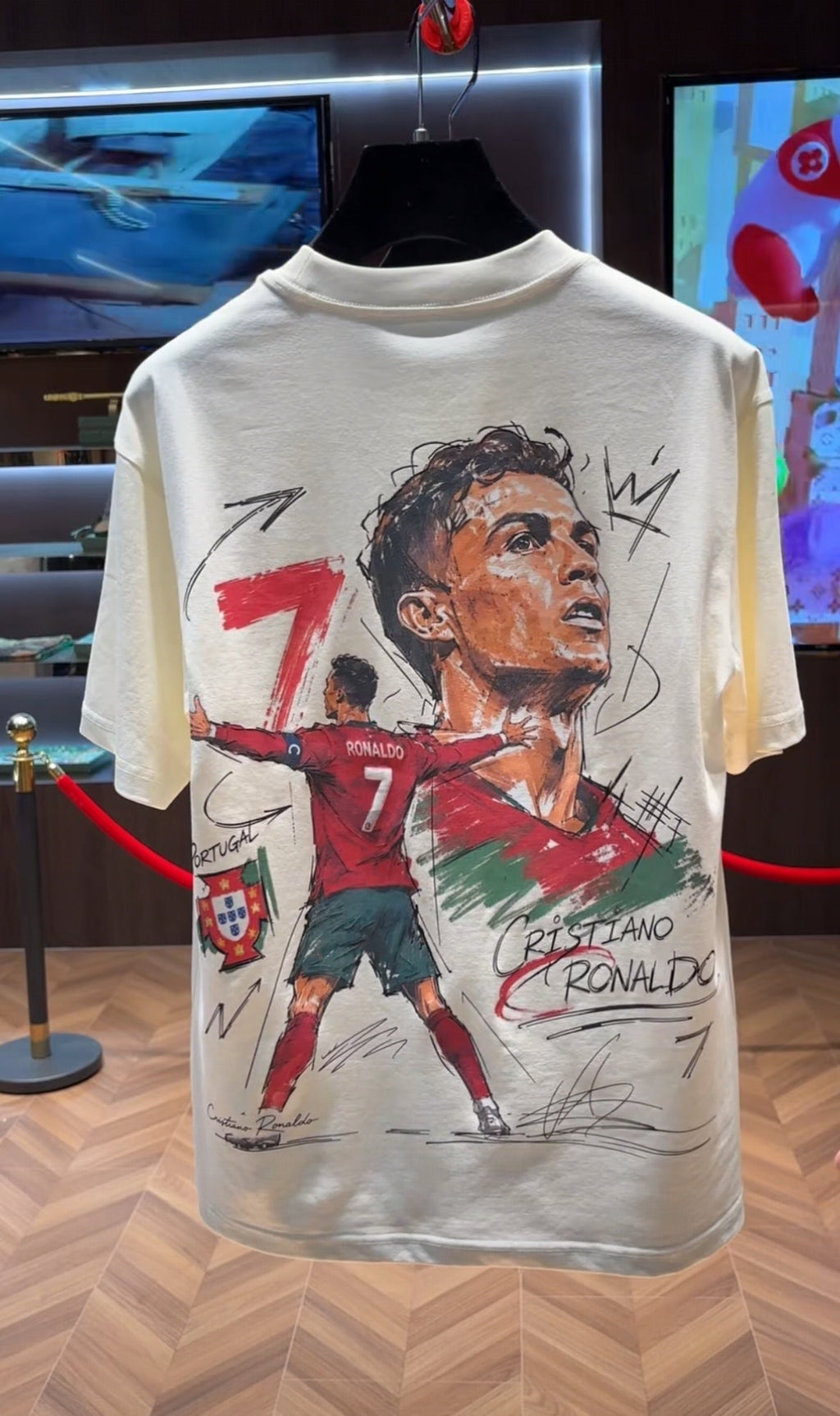 2026 Summer New Arrivals: Cristiano Ronaldo 100% Cotton Breathable T-Shirt