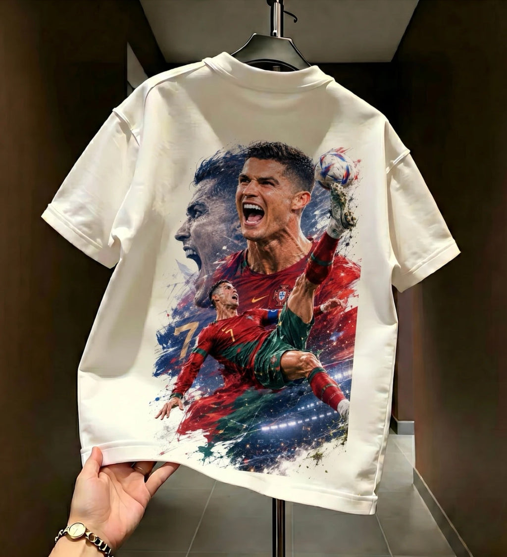 2026 New CR7 100% Cotton Breathable T-Shirt