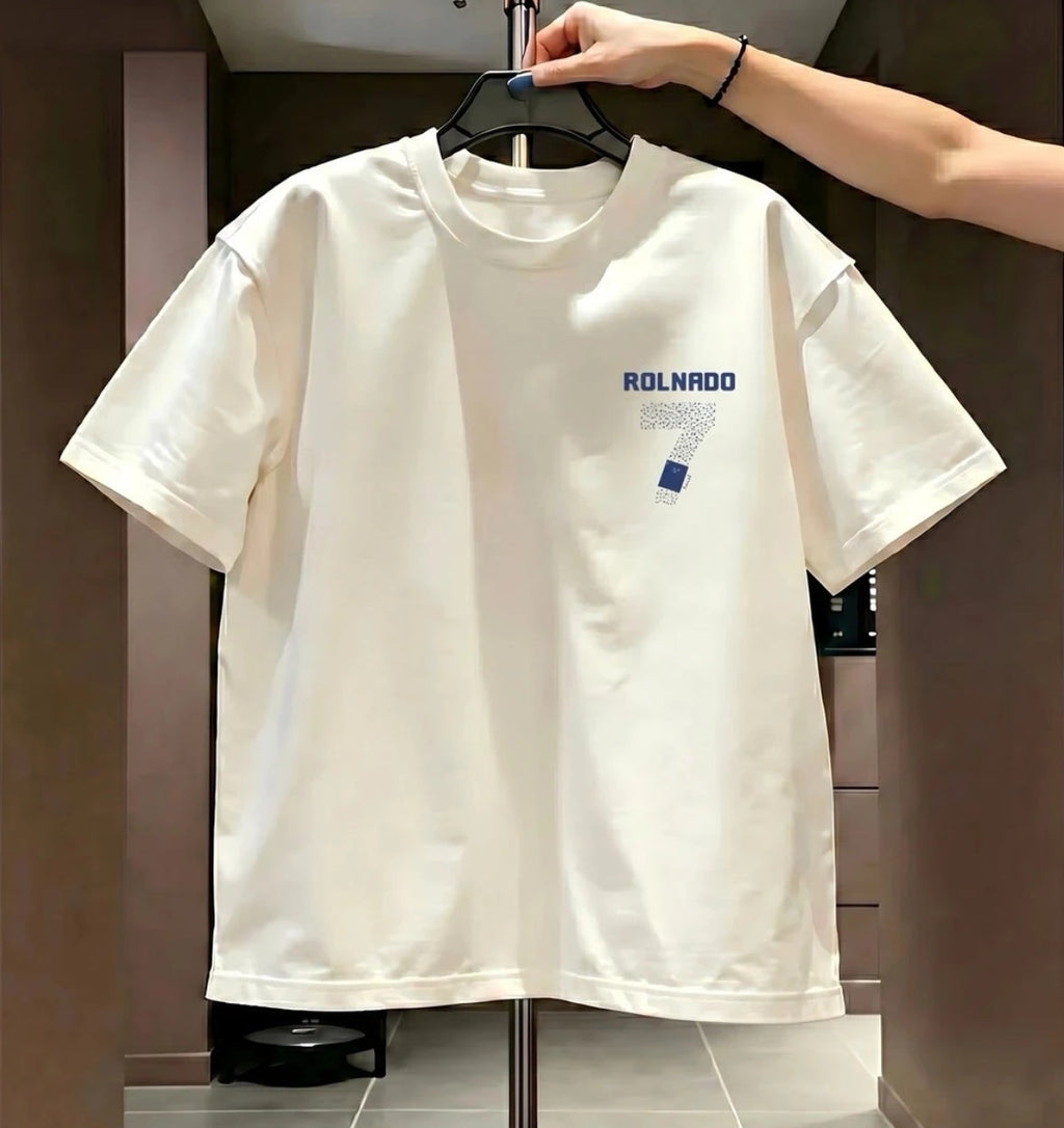 2026 New CR7 100% Cotton Breathable T-Shirt