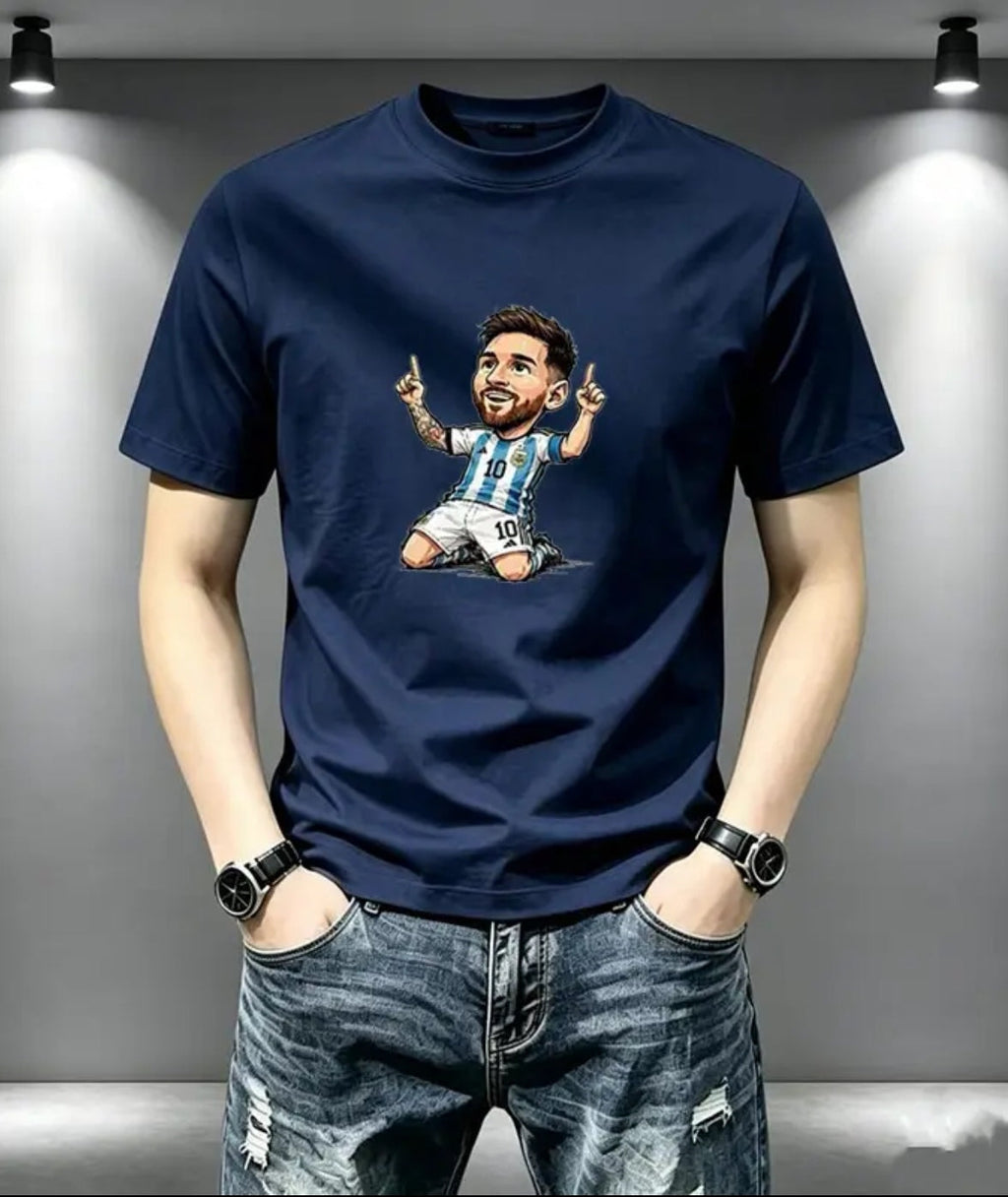New for Summer 2026: Messi 100% Cotton Breathable Fashion T-Shirt