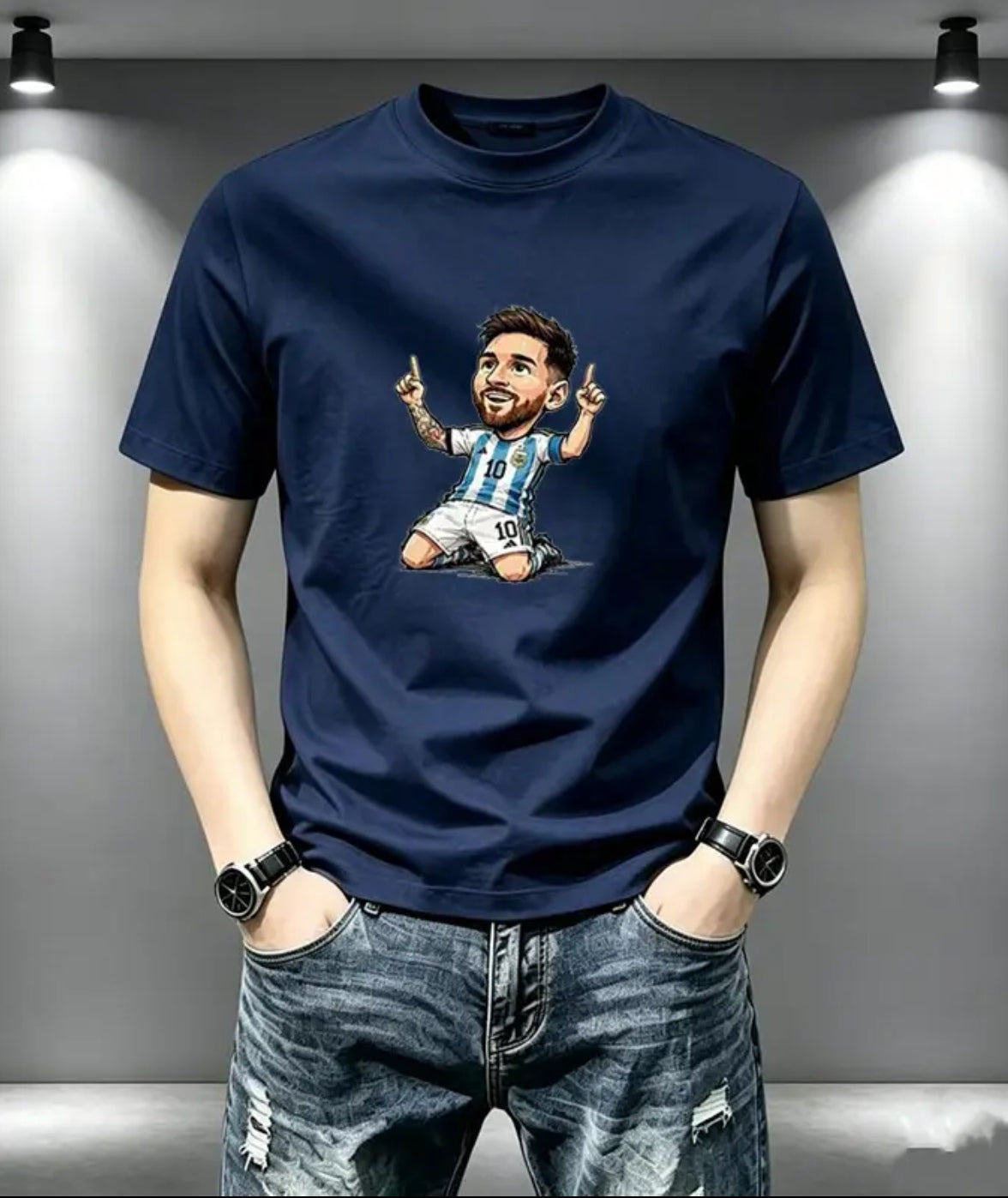 New for Summer 2026: Messi 100% Cotton Breathable Fashion T-Shirt