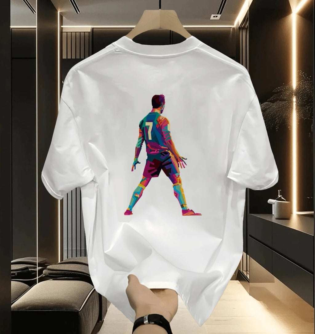 Summer 2026 New Arrivals: Cristiano Ronaldo 100% Cotton Breathable Fashion T-Shirt