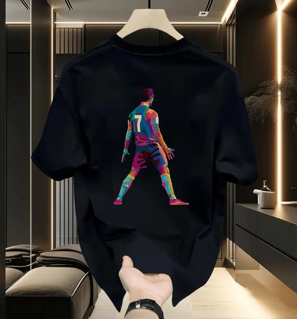 Summer 2026 New Arrivals: Cristiano Ronaldo 100% Cotton Breathable Fashion T-Shirt