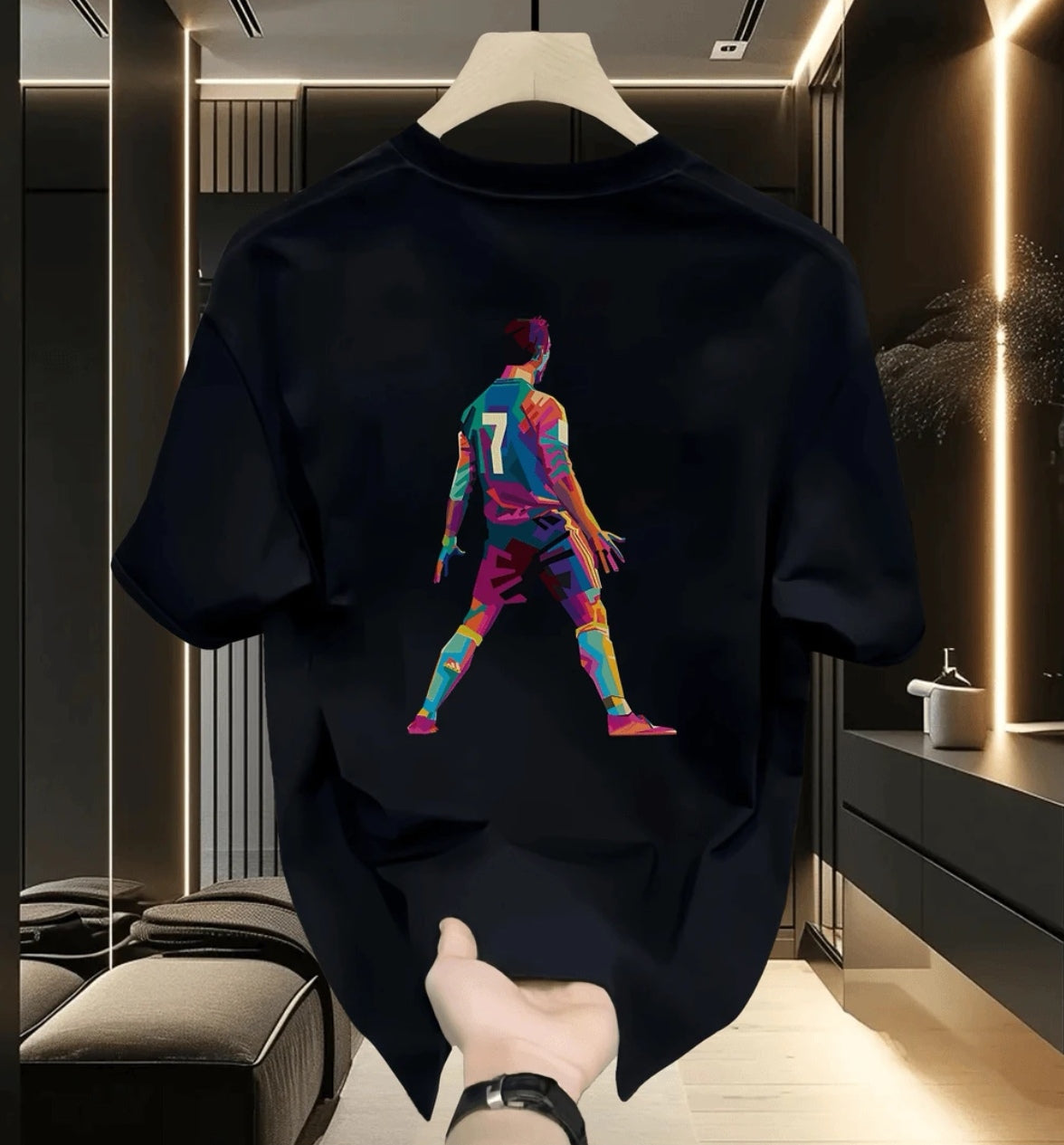 Summer 2026 New Arrivals: Cristiano Ronaldo 100% Cotton Breathable Fashion T-Shirt