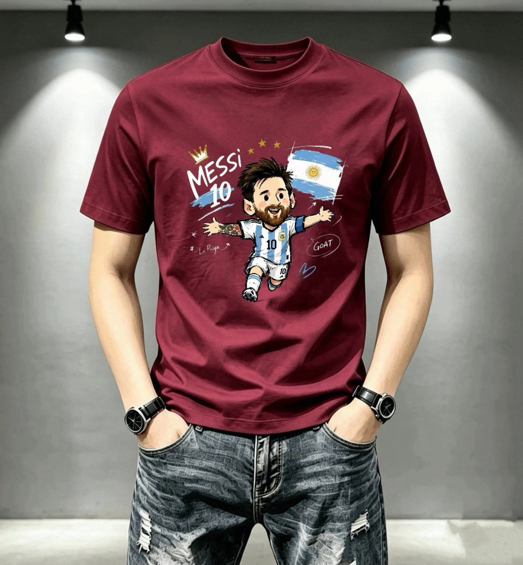 2026 New Arrival: 100% Cotton Unisex Messi Commemorative Edition T-Shirt