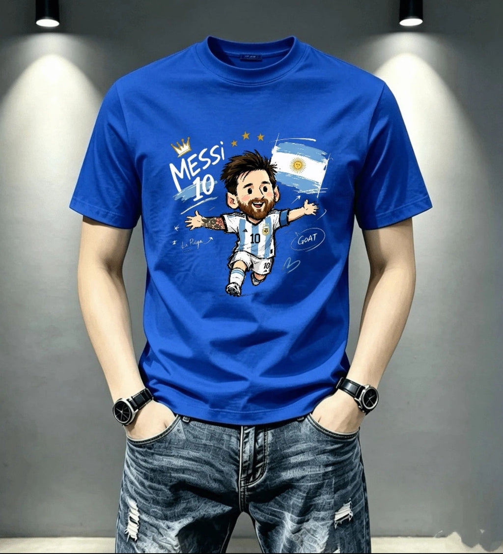 2026 New Arrival: 100% Cotton Unisex Messi Commemorative Edition T-Shirt