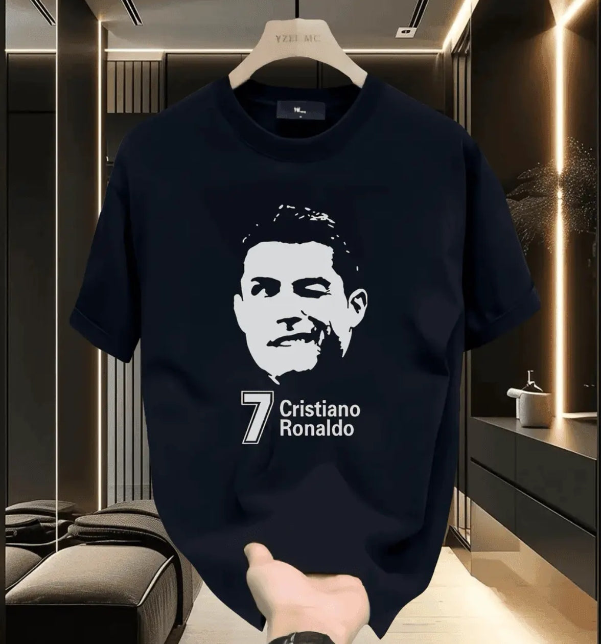 2026 New CR7 100% Cotton Breathable T-Shirt