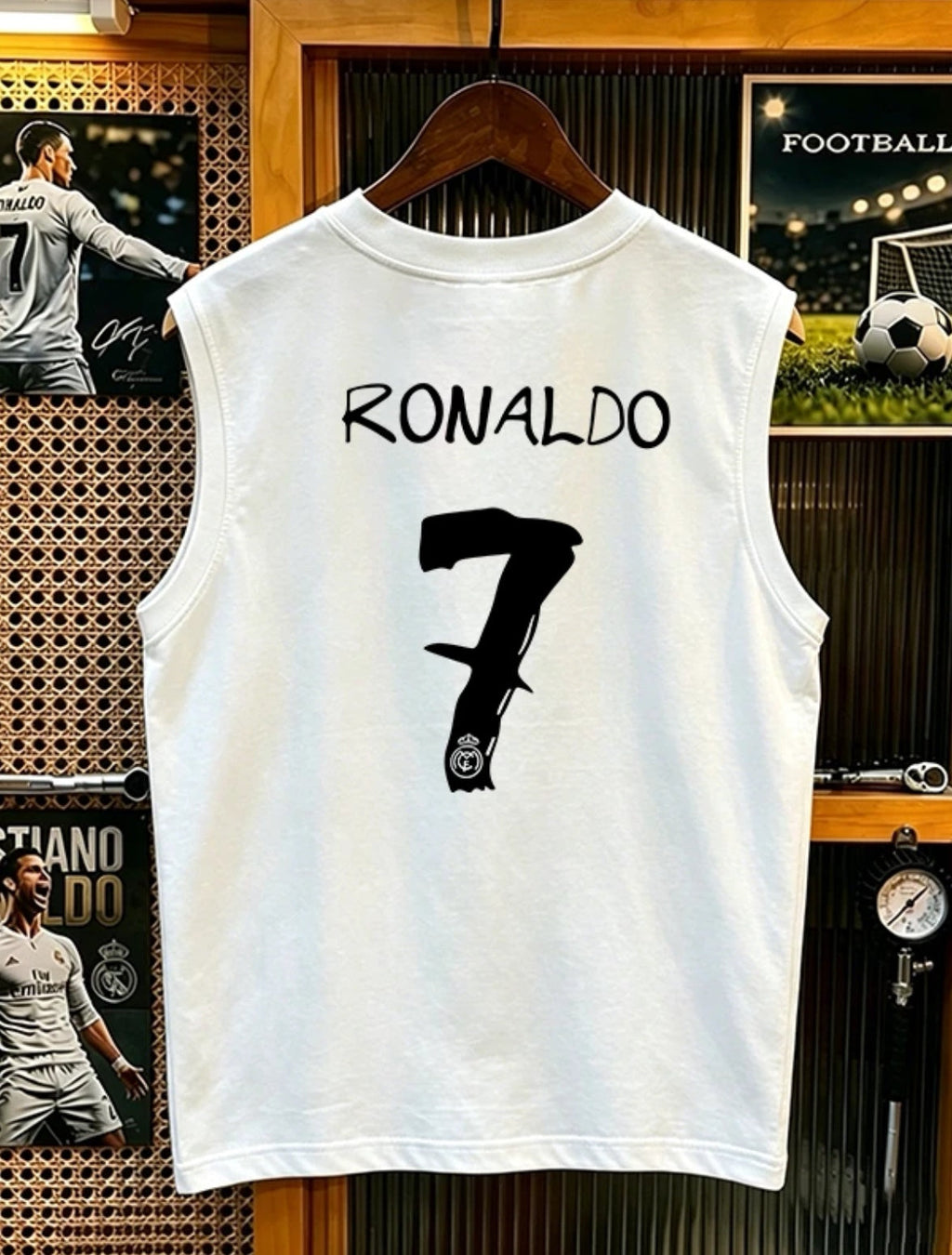 New for Summer 2026: Cristiano Ronaldo 100% Cotton Breathable Sleeveless Shirt