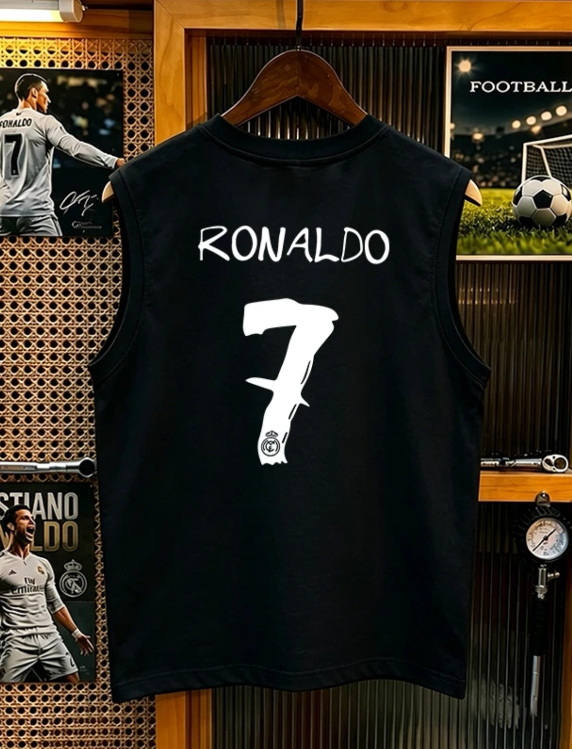 New for Summer 2026: Cristiano Ronaldo 100% Cotton Breathable Sleeveless Shirt