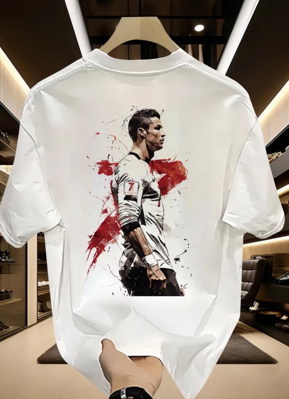 2026 Summer New Arrivals: Cristiano Ronaldo 100% Cotton Breathable T-Shirt
