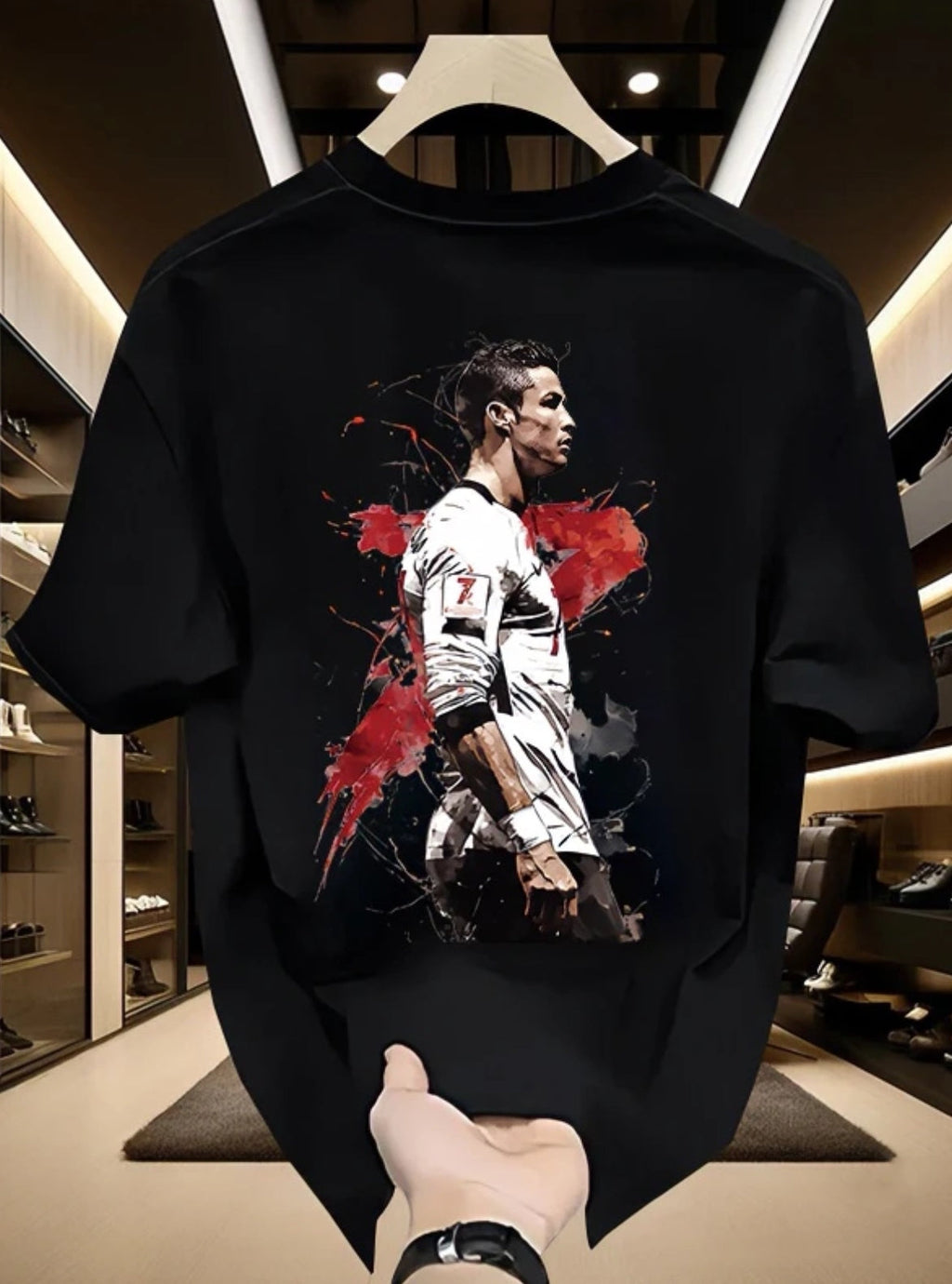 2026 Summer New Arrivals: Cristiano Ronaldo 100% Cotton Breathable T-Shirt