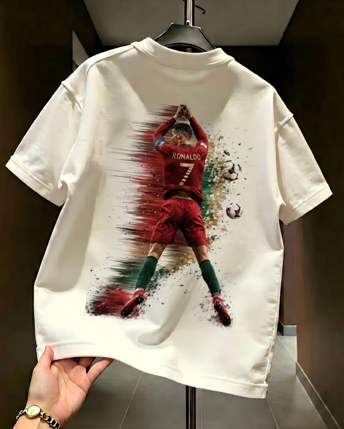 2026 Summer New Arrivals: Cristiano Ronaldo 100% Cotton Breathable T-Shirt