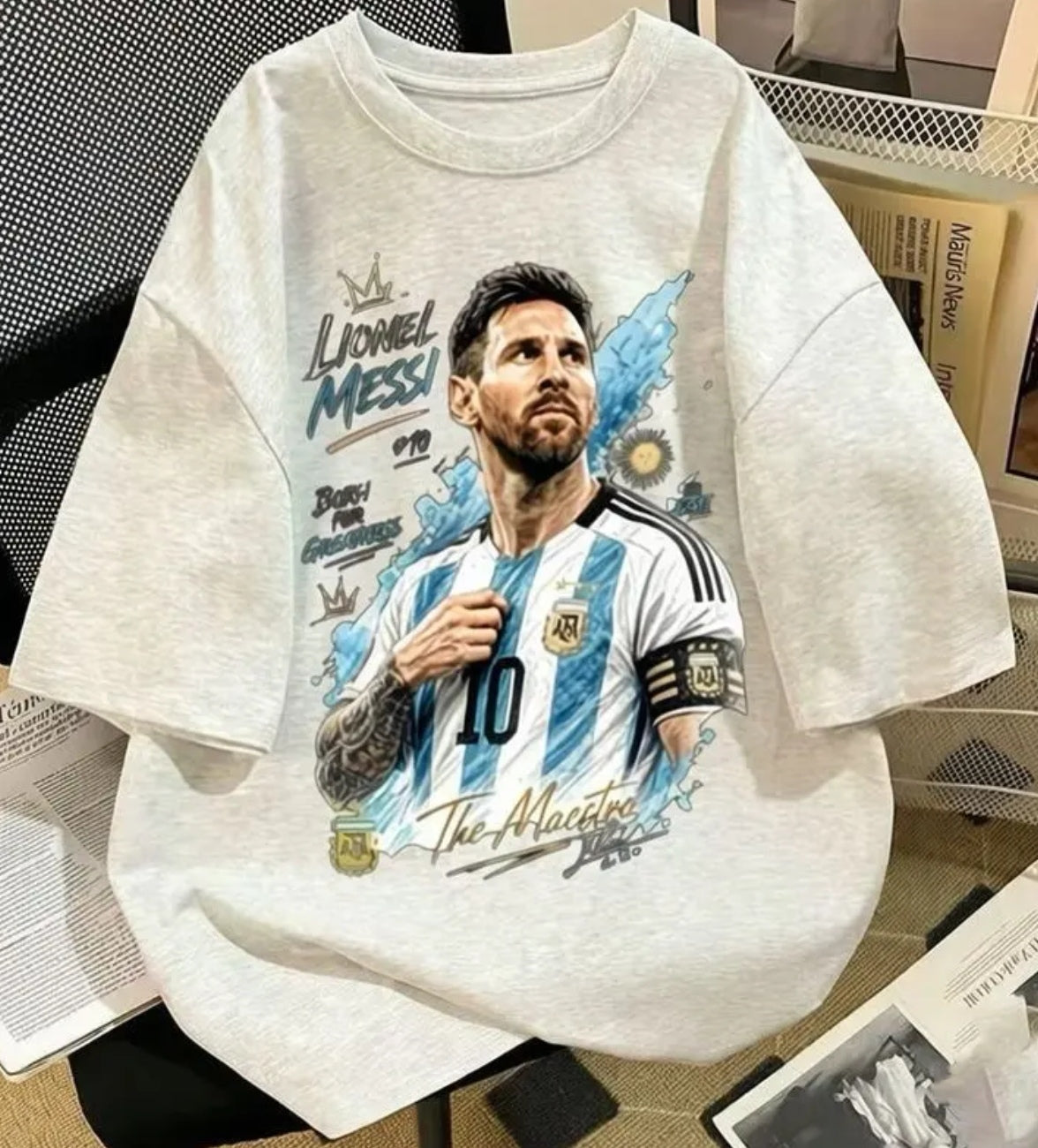 2026 New Arrival: 100% Cotton Unisex Messi Commemorative Edition T-Shirt