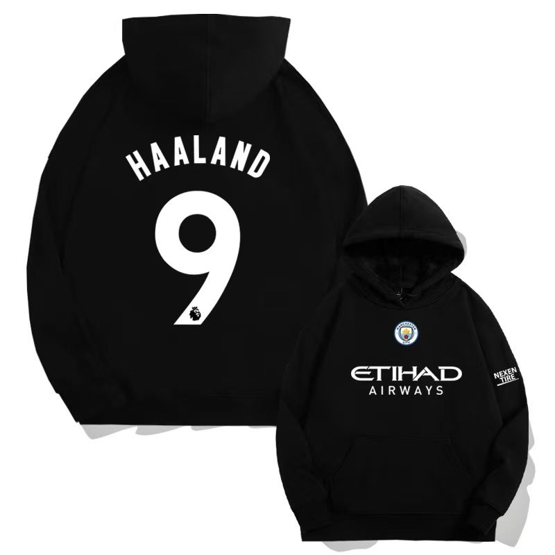 Manchester City Haaland No. 9 Hoodie