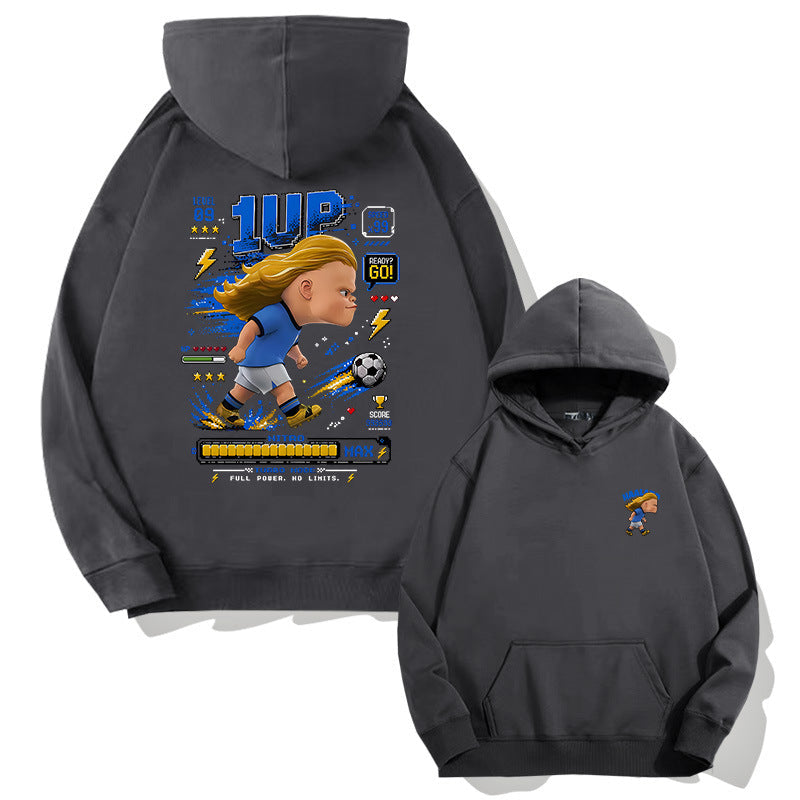 Haaland Chibi-Style 1UP Hoodie