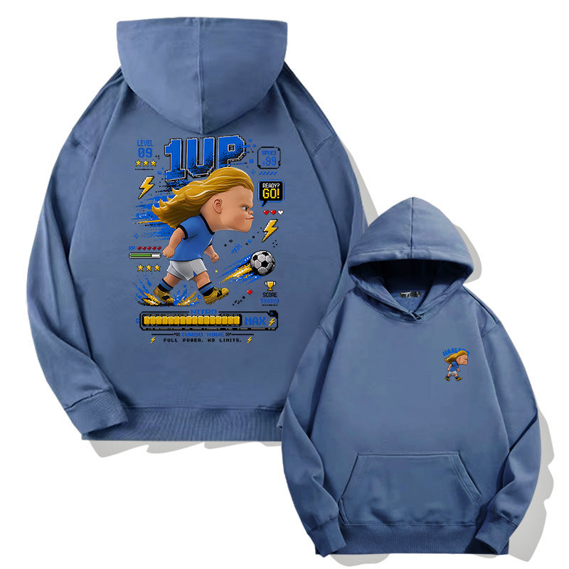 Haaland Chibi-Style 1UP Hoodie