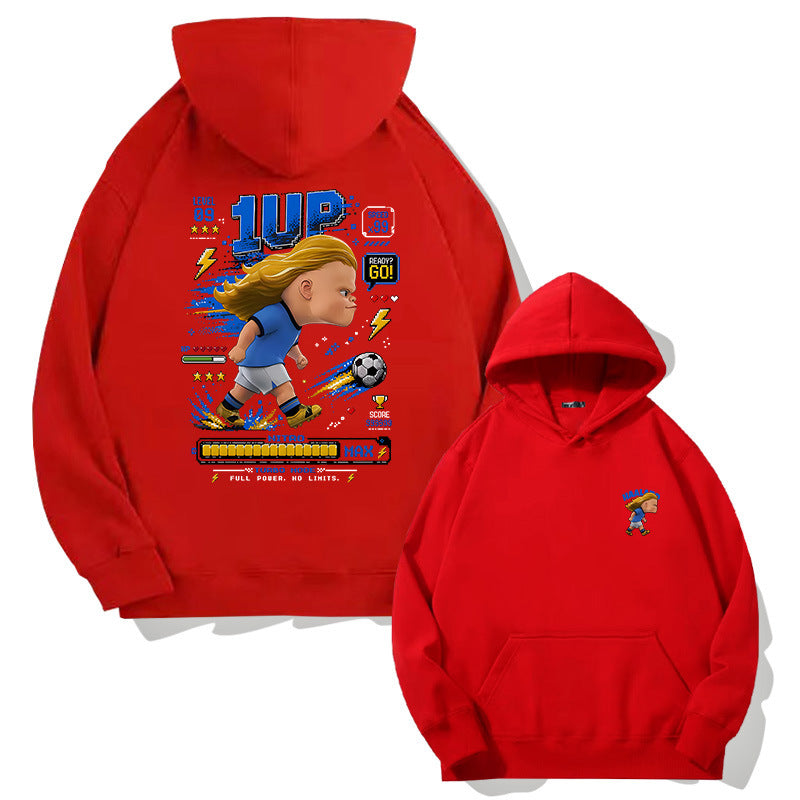 Haaland Chibi-Style 1UP Hoodie