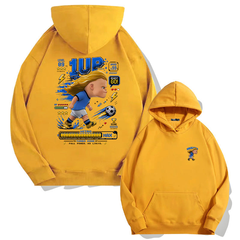 Haaland Chibi-Style 1UP Hoodie