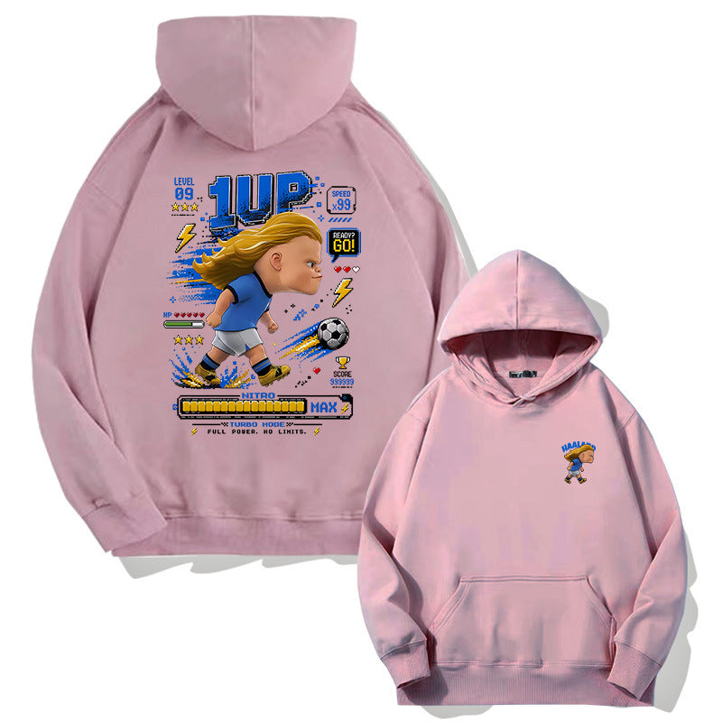 Haaland Chibi-Style 1UP Hoodie