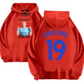 Haaland “19” Gesture Print Hoodie