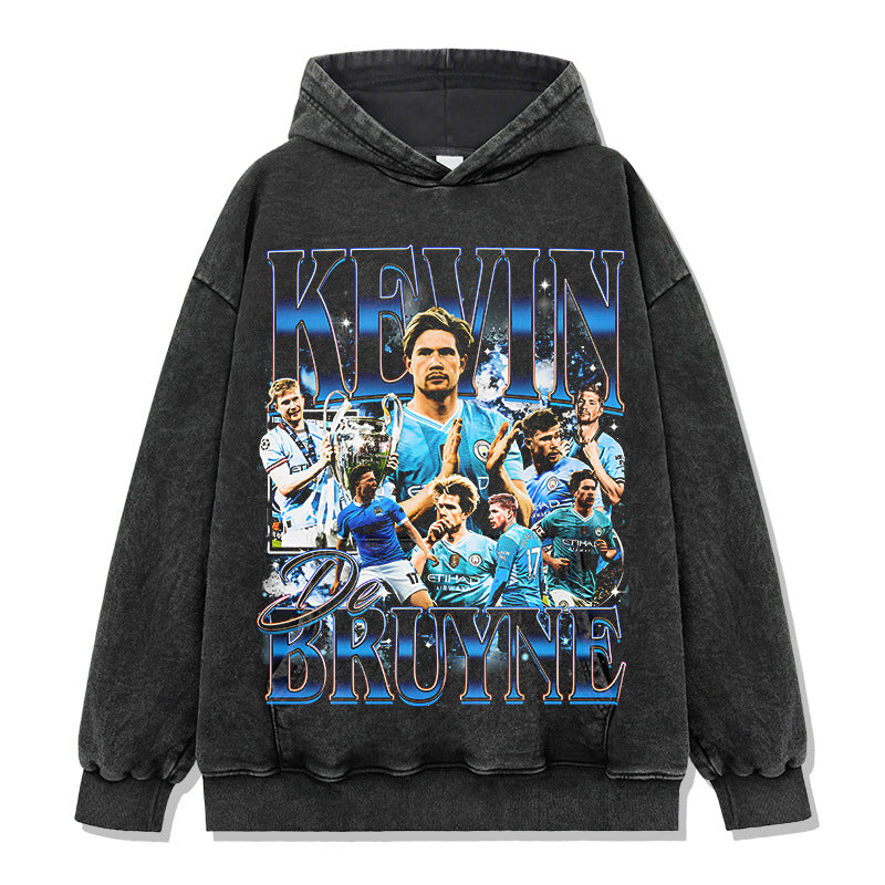 De Bruyne Washed Vintage Hoodie