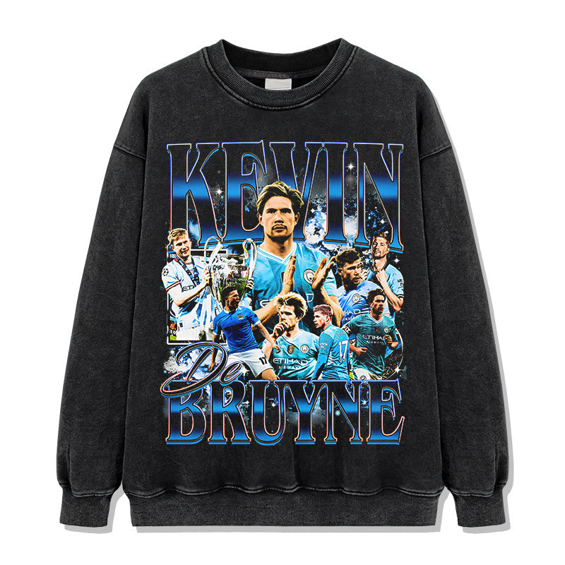 De Bruyne Washed Vintage Crewneck Sweatshirt