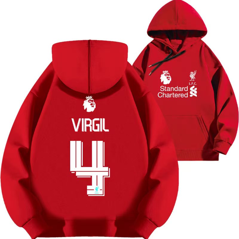Liverpool No. 4 Van Dijk Hoodie