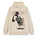 Saka Retro Print Hoodie