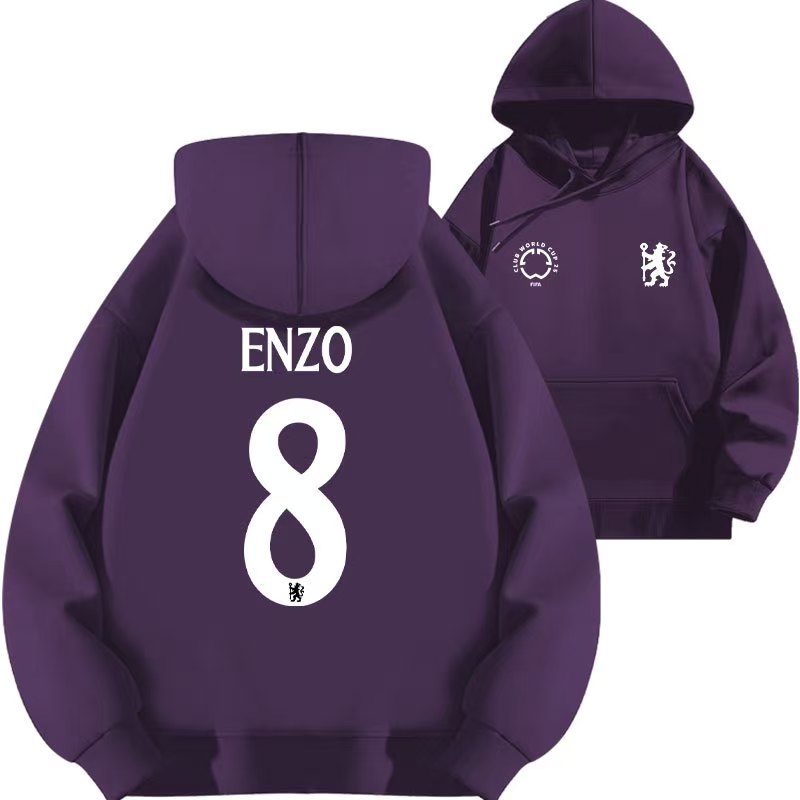 Enzo Fernández No. 8 Soccer Hoodie