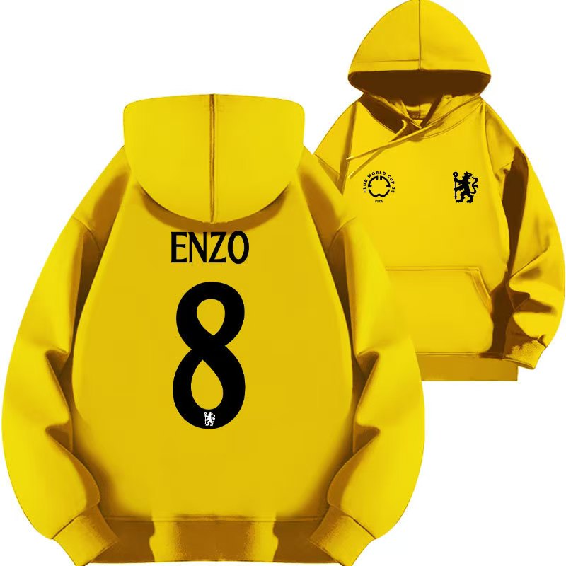Enzo Fernández No. 8 Soccer Hoodie