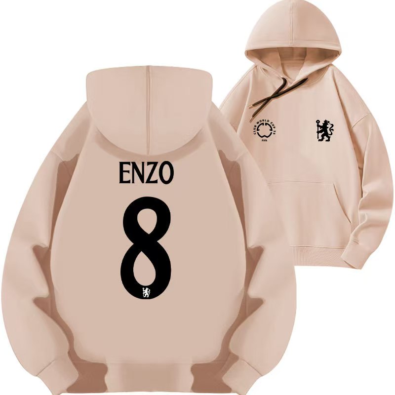 Enzo Fernández No. 8 Soccer Hoodie