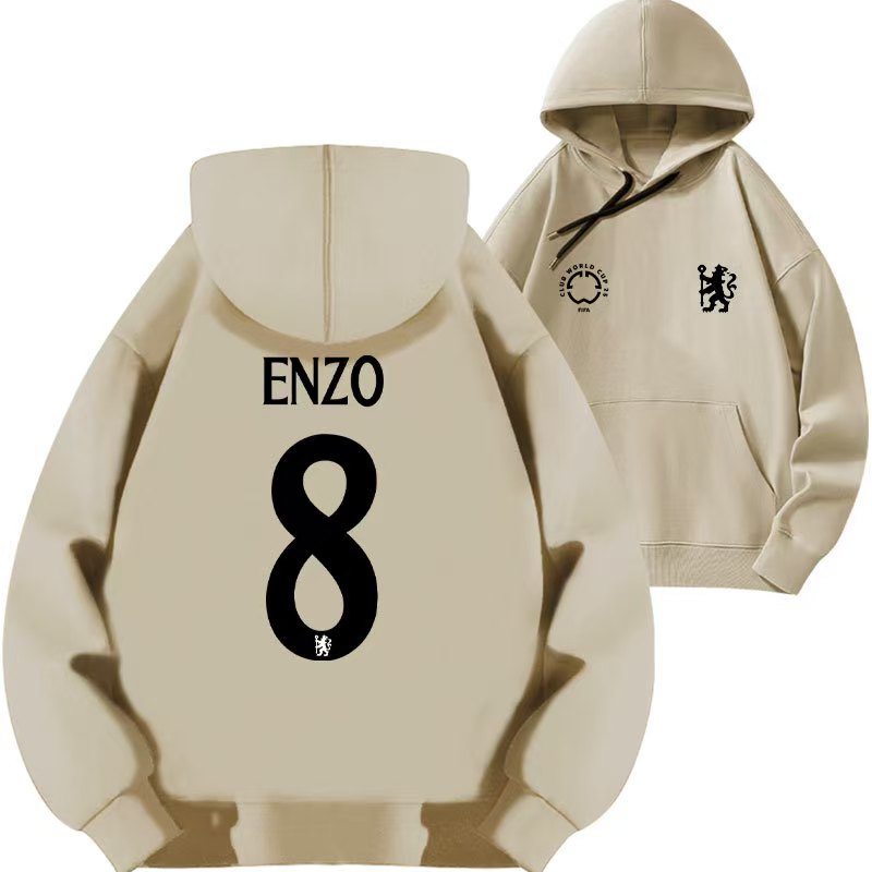 Enzo Fernández No. 8 Soccer Hoodie