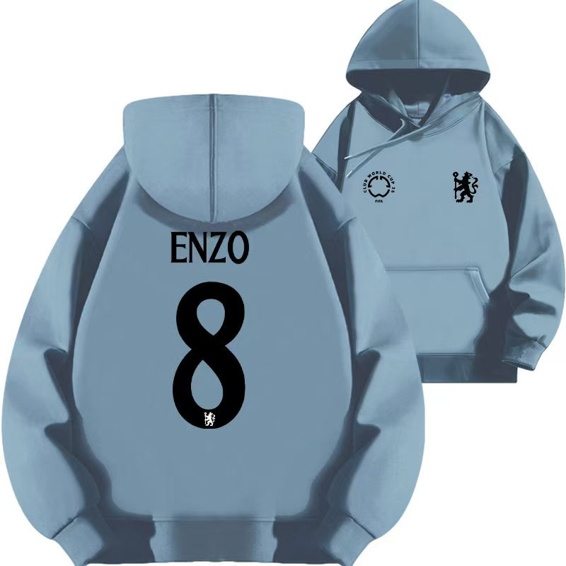 Enzo Fernández No. 8 Soccer Hoodie