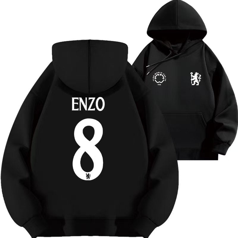 Enzo Fernández No. 8 Soccer Hoodie