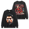 Cristiano Ronaldo Distressed, Washed Vintage Crew-Neck Sweatshirt