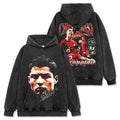 Cristiano Ronaldo Distressed, Washed Vintage Hoodie
