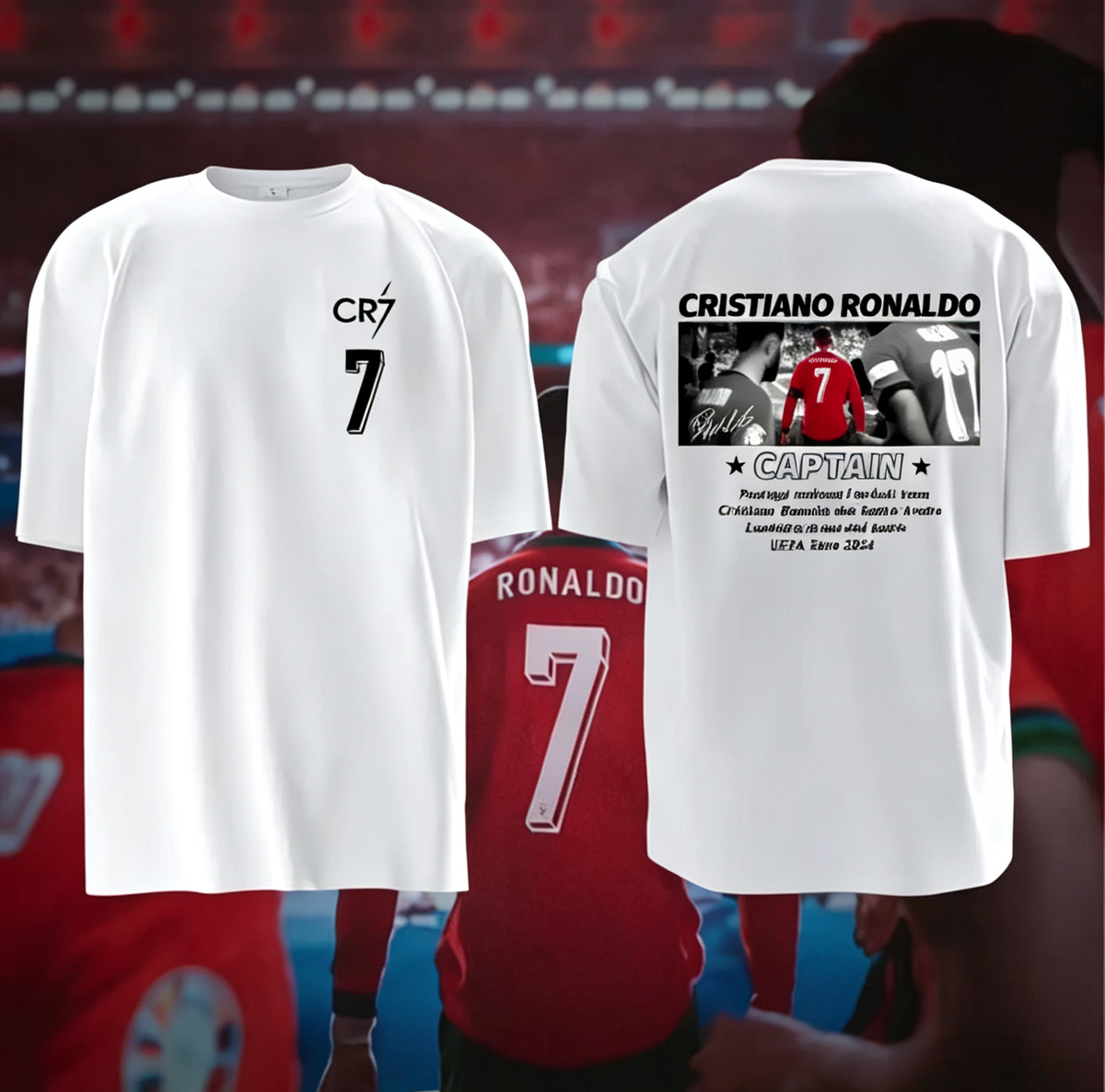 Portugal National Team Cristiano Ronaldo (CR7) Riyadh Victory Short-Sleeve T-Shirt