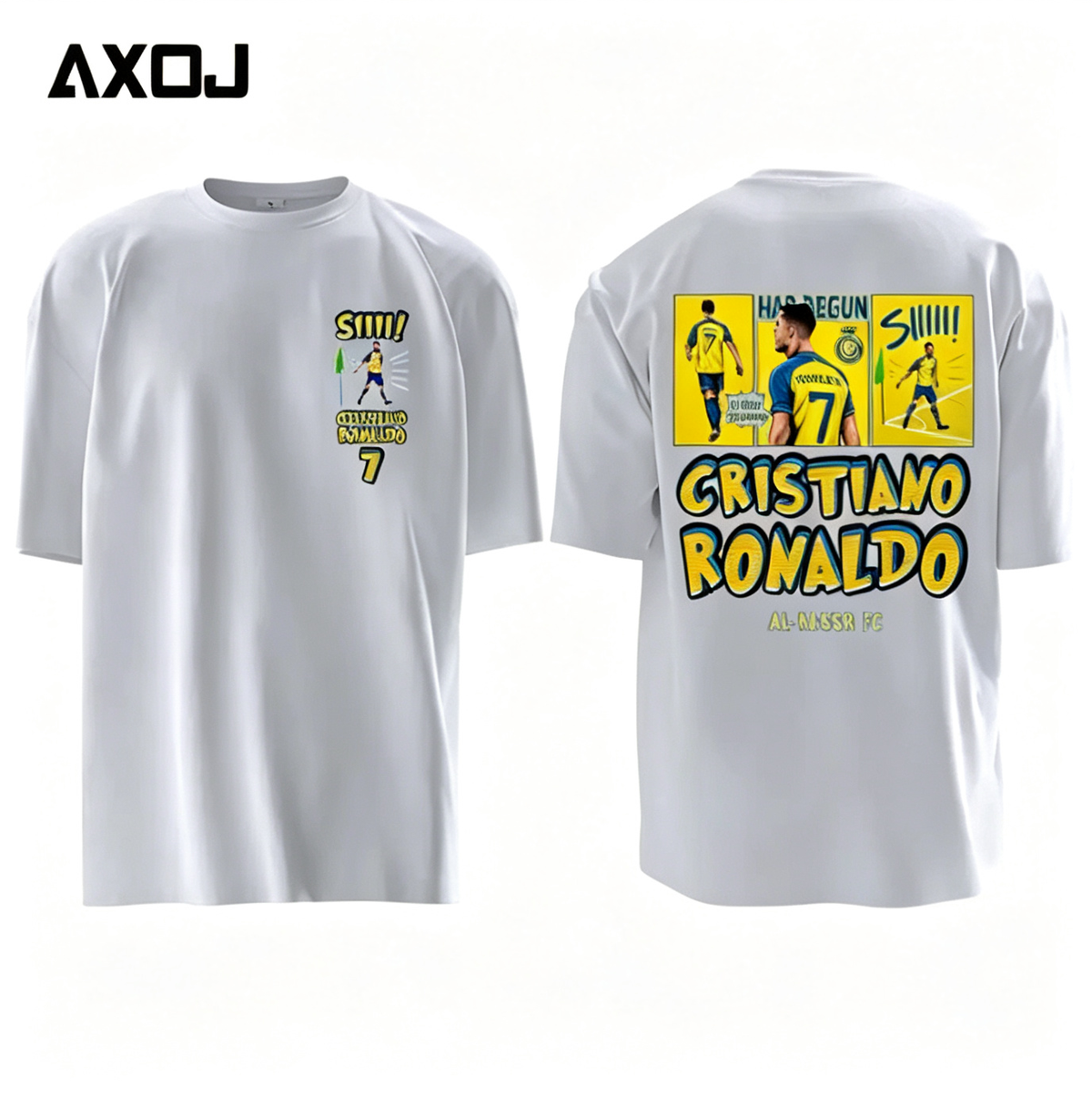Cristiano Ronaldo No. 7 Riyadh Victory Celebration T-Shirt Siu