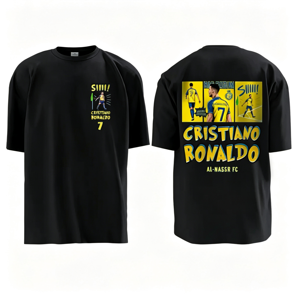 Cristiano Ronaldo No. 7 Riyadh Victory Celebration T-Shirt Siu