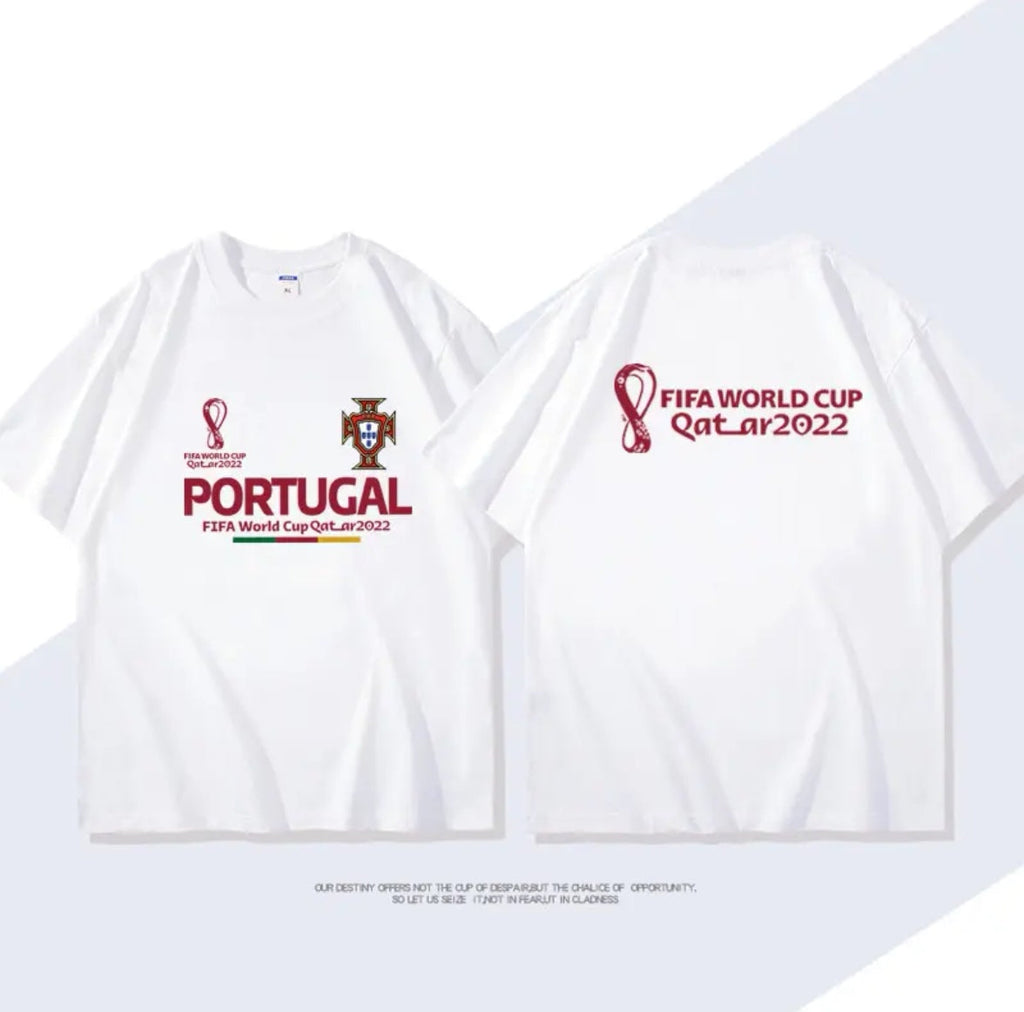 Summer Portugal Cristiano Ronaldo No. 7 Soccer Training 100% Cotton T-Shirt