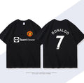 Summer Portugal Cristiano Ronaldo No. 7 Soccer Training 100% Cotton T-Shirt