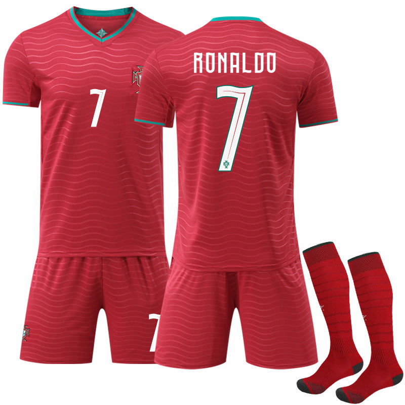 2627 World Cup Cristiano Ronaldo Portugal No. 7 Jersey Set